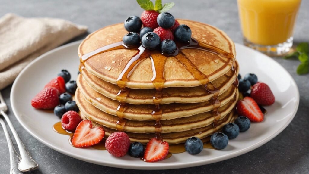 découvrez une recette de pancakes protéinés des plus simples avec du mélange à pancakes. savourez des pancakes moelleux et délicieux, tout en bénéficiant d'un apport en protéines. essayez cette recette facile dès aujourd'hui !